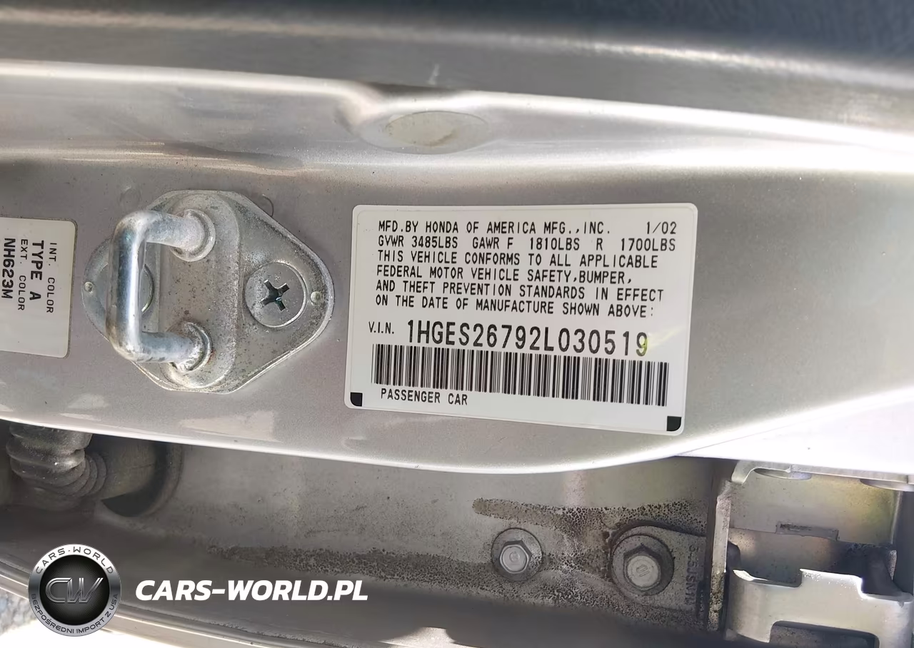 2002 Honda Civic Ex VIN:1HGES26792L030519 - 9