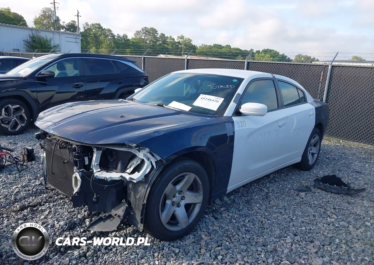 2017 Dodge Charger Police Rwd VIN:2C3CDXAT7HH548172 - 2
