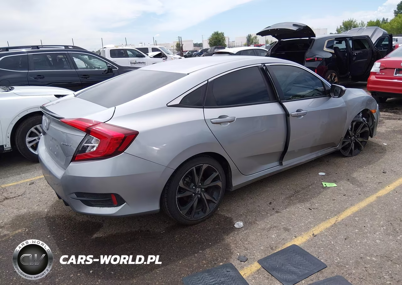 2021 Honda Civic Sport VIN:2HGFC2F8XMH537052 - 4