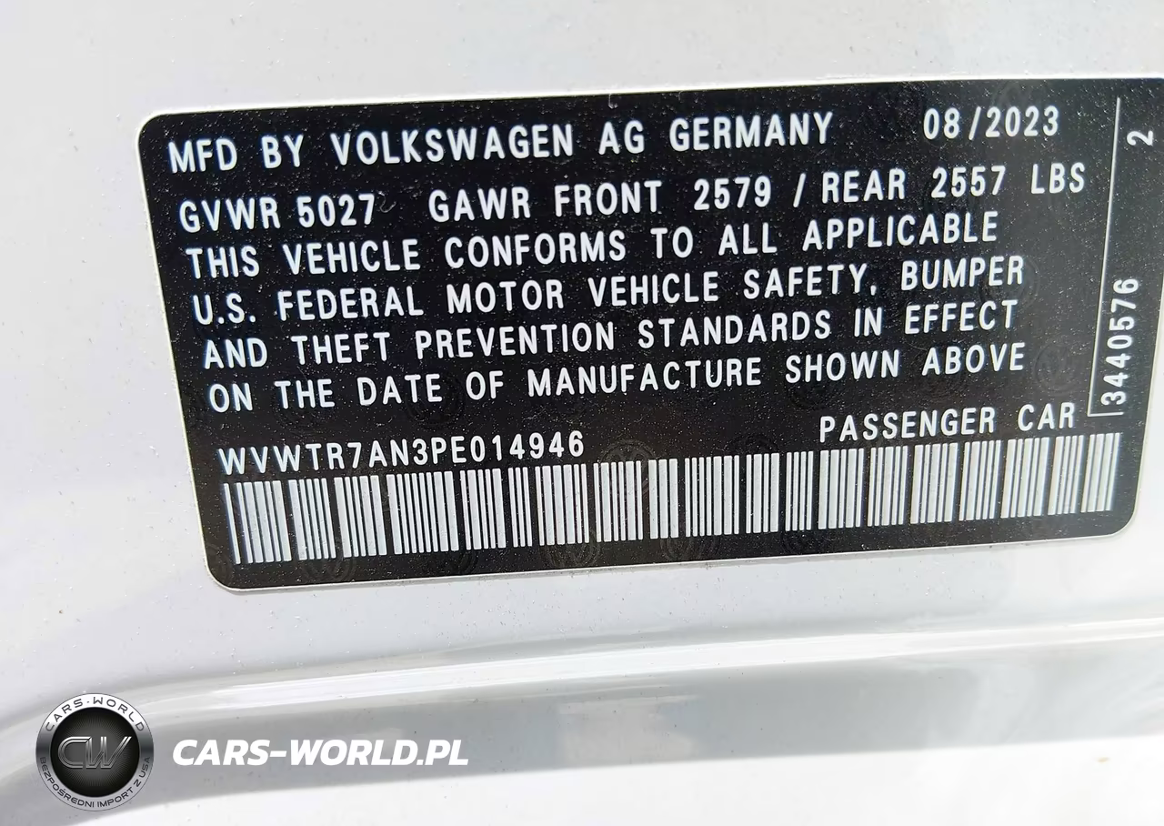 2023 Volkswagen Arteon 2.0T Sel Premium R-Line VIN:WVWTR7AN3PE014946 - 9