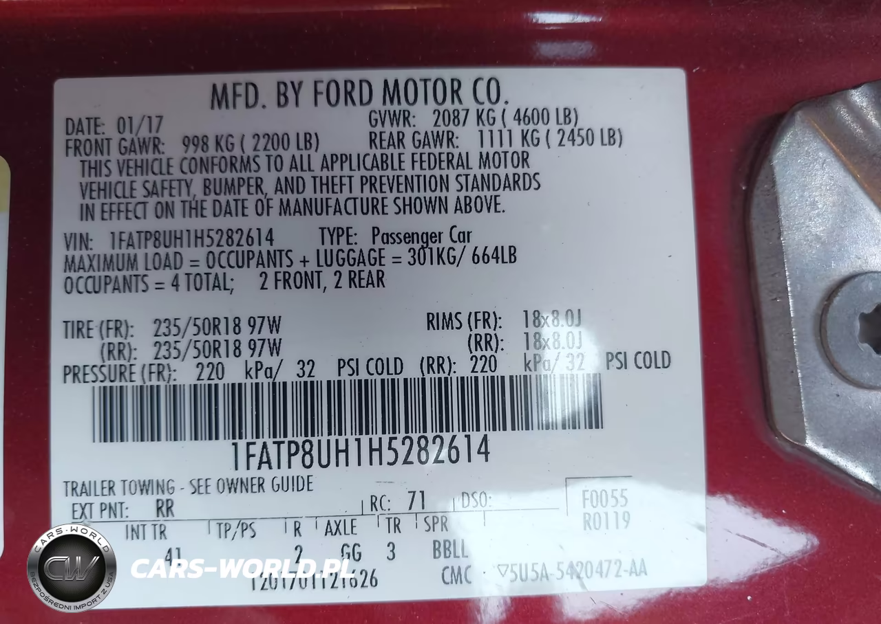 2017 Ford Mustang Ecoboost Premium VIN:1FATP8UH1H5282614 - 9