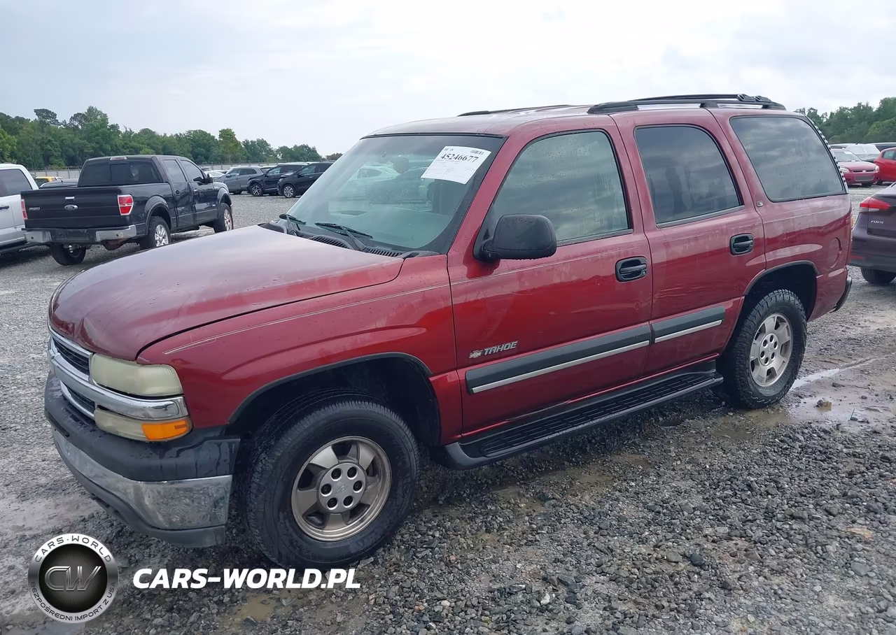2002 Chevrolet Tahoe Ls VIN:1GNEC13Z22J333544 - 2
