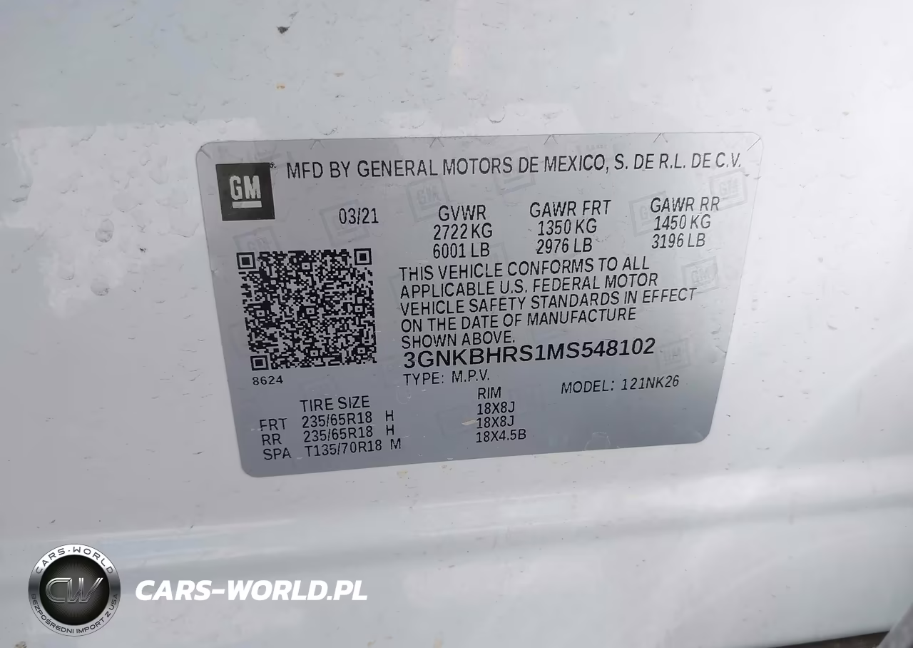 2021 Chevrolet Blazer Awd 2Lt VIN:3GNKBHRS1MS548102 - 9