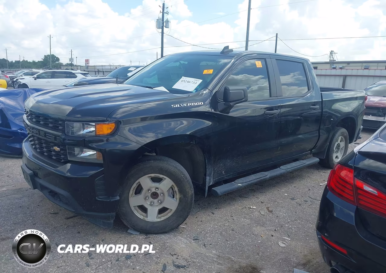 2021 Chevrolet Silverado 1500 2Wd Short Bed Custom VIN:1GCPWBEK9MZ175416 - 2