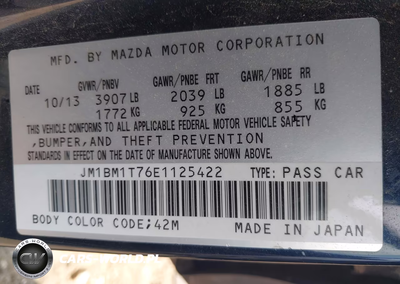 2014 Mazda Mazda3 I Sv VIN:JM1BM1T76E1125422 - 9