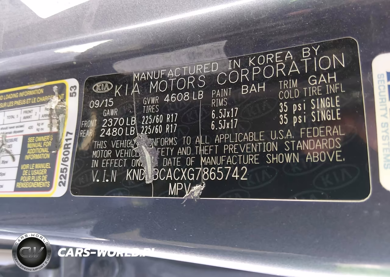2016 Kia Sportage Lx VIN:KNDPBCACXG7865742 - 9