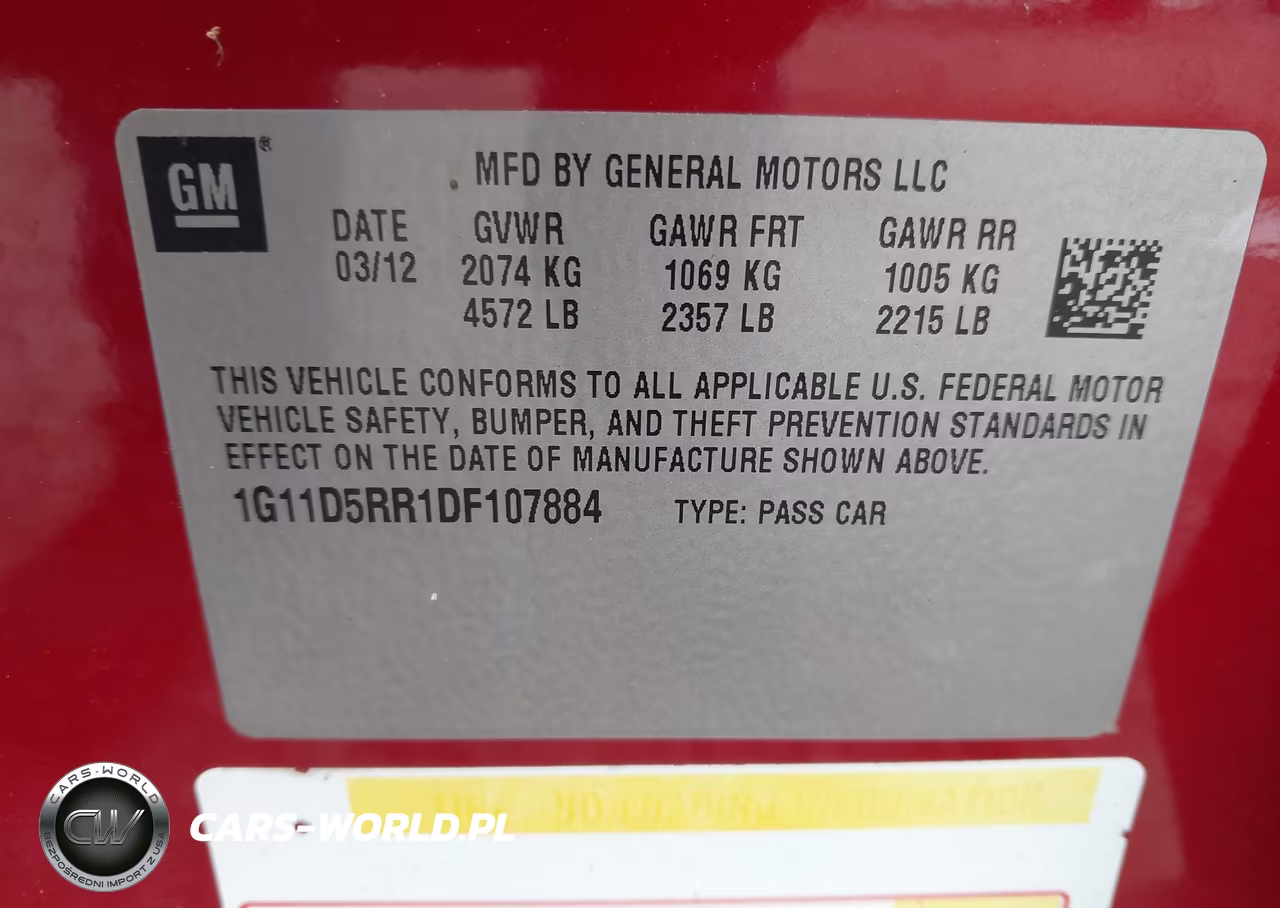 2013 Chevrolet Malibu Eco VIN:1G11D5RR1DF107884 - 9