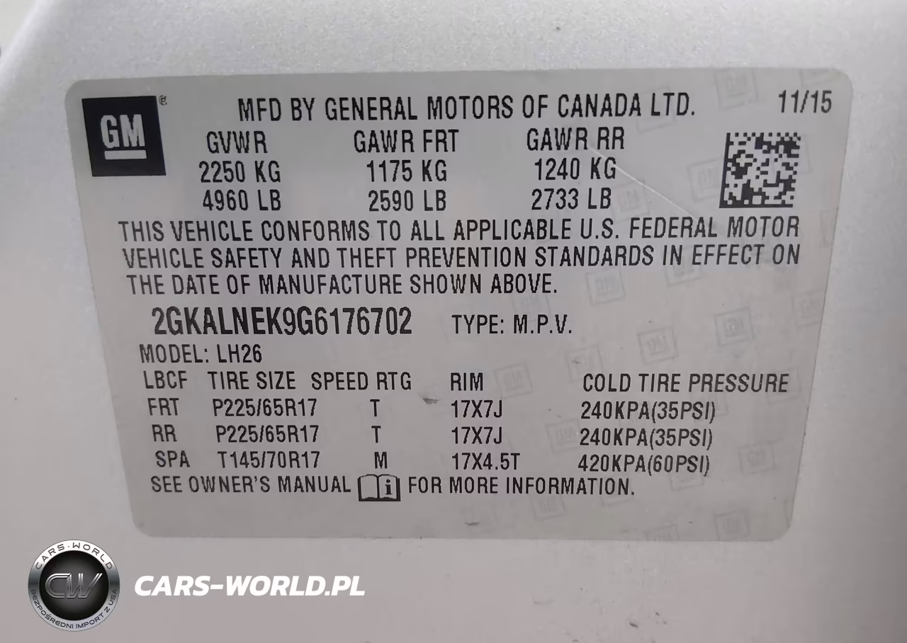 2016 GMC Terrain Sle-2 VIN:2GKALNEK9G6176702 - 9