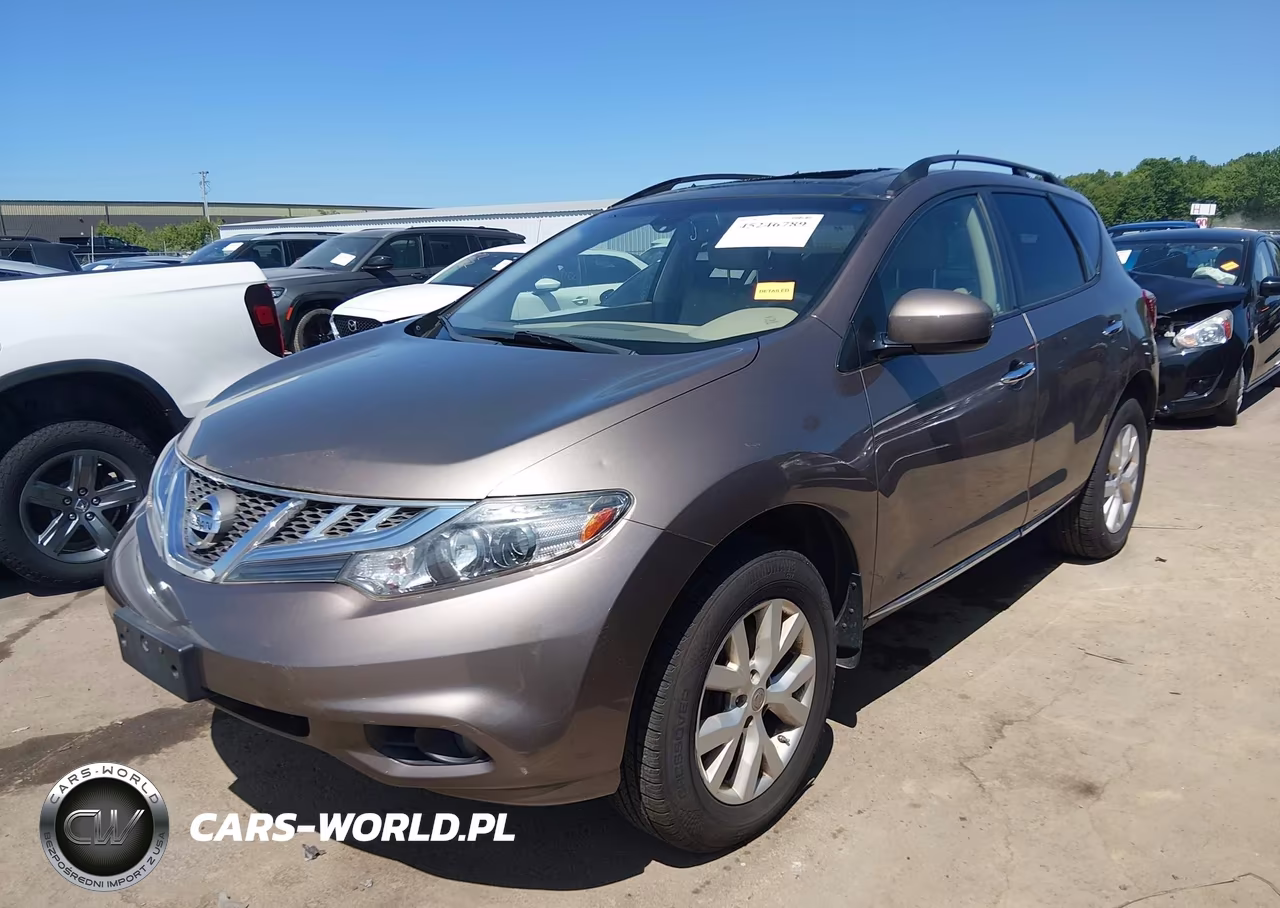 2014 Nissan Murano Sl VIN:JN8AZ1MW5EW517284 - 2