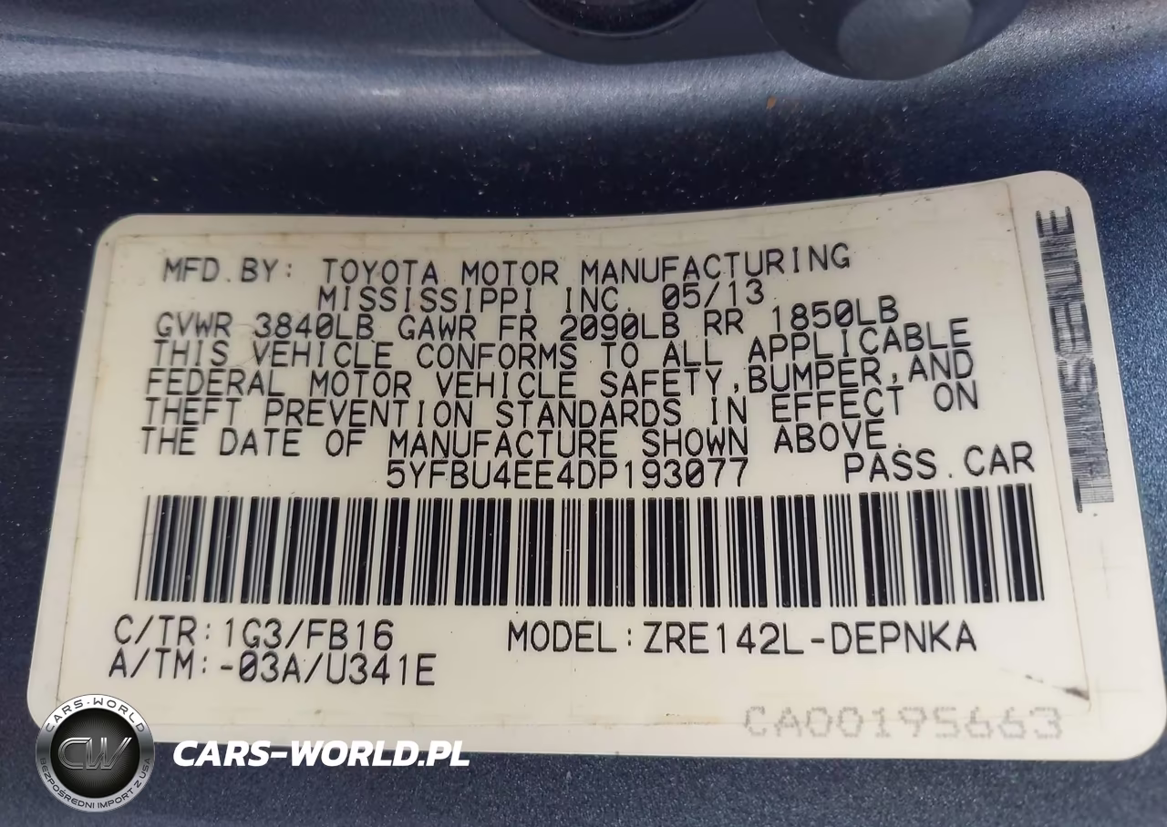 2013 Toyota Corolla Le VIN:5YFBU4EE4DP193077 - 9