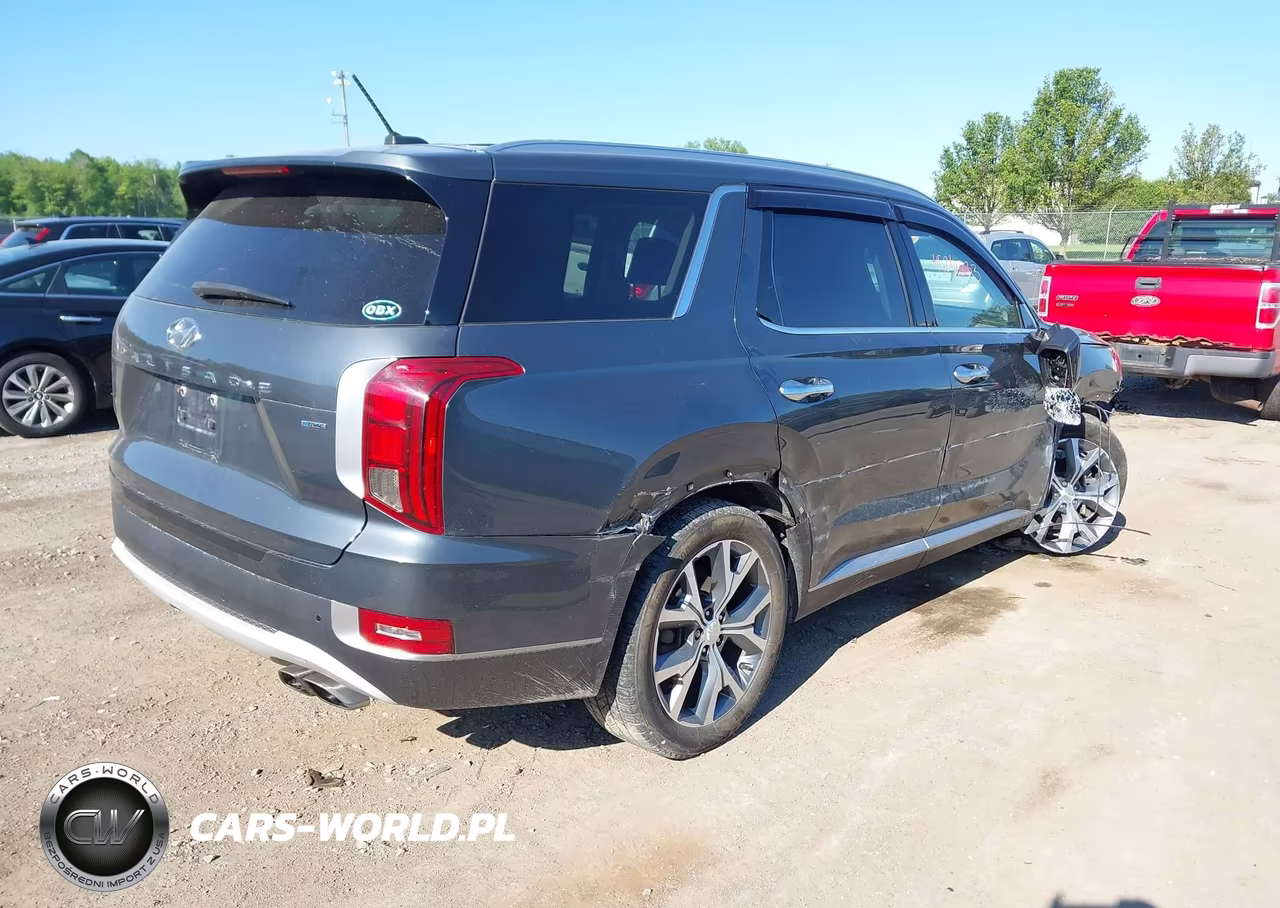 2021 Hyundai Palisade Sel VIN:KM8R3DHE9MU228496 - 4