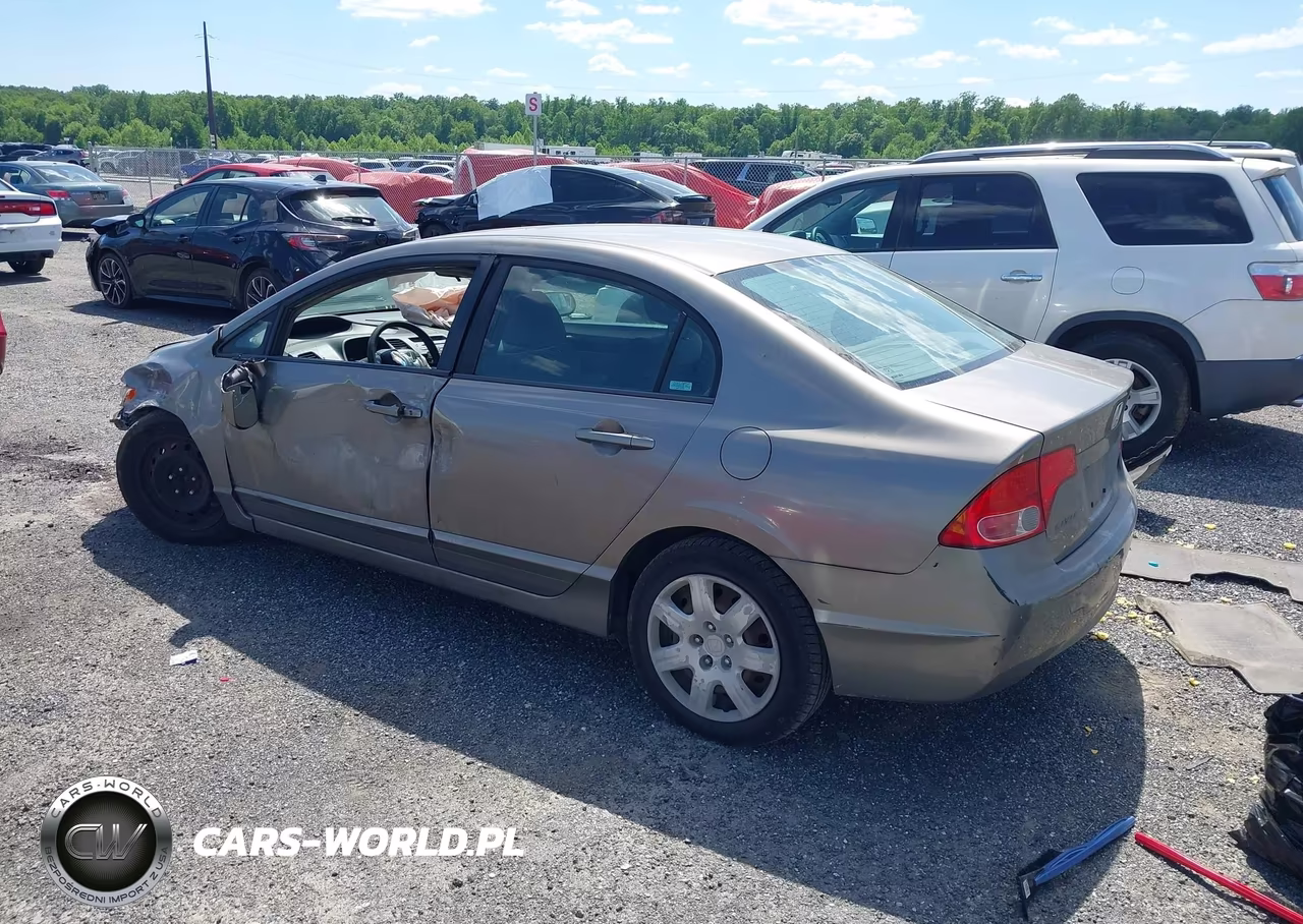 2007 Honda Civic Lx VIN:1HGFA16587L057699 - 3