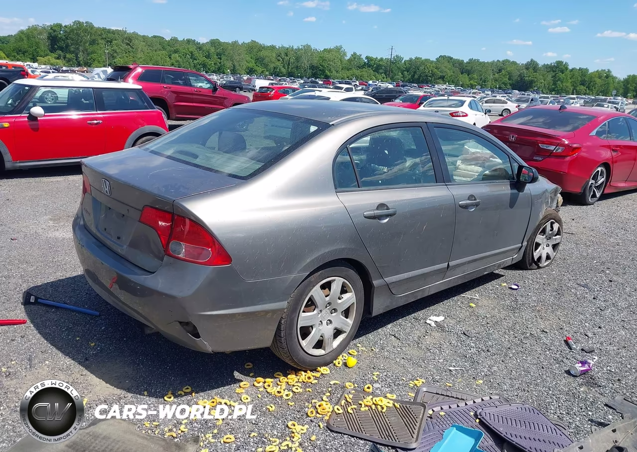 2007 Honda Civic Lx VIN:1HGFA16587L057699 - 4