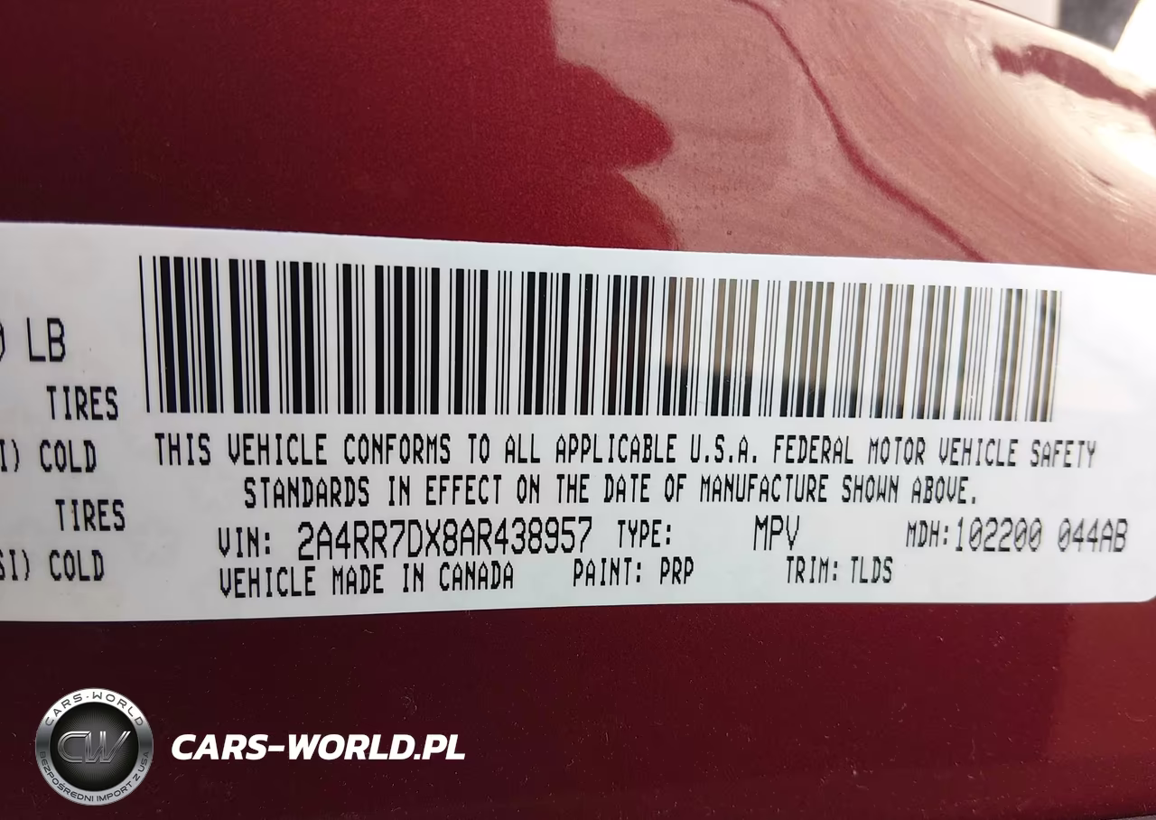 2010 Chrysler Town & Country New Limited VIN:2A4RR7DX8AR438957 - 9