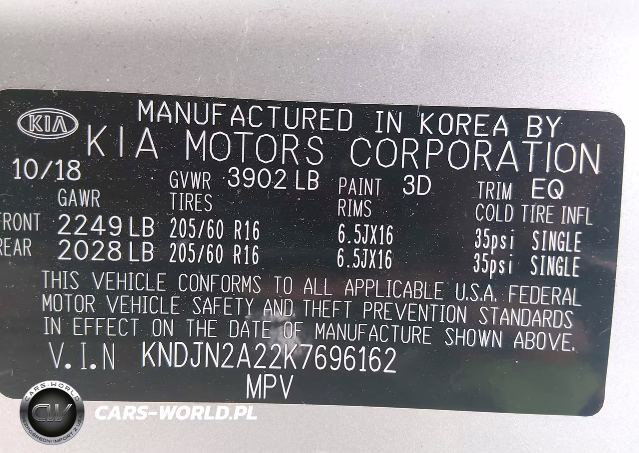 2019 Kia Soul VIN:KNDJN2A22K7696162 - 9