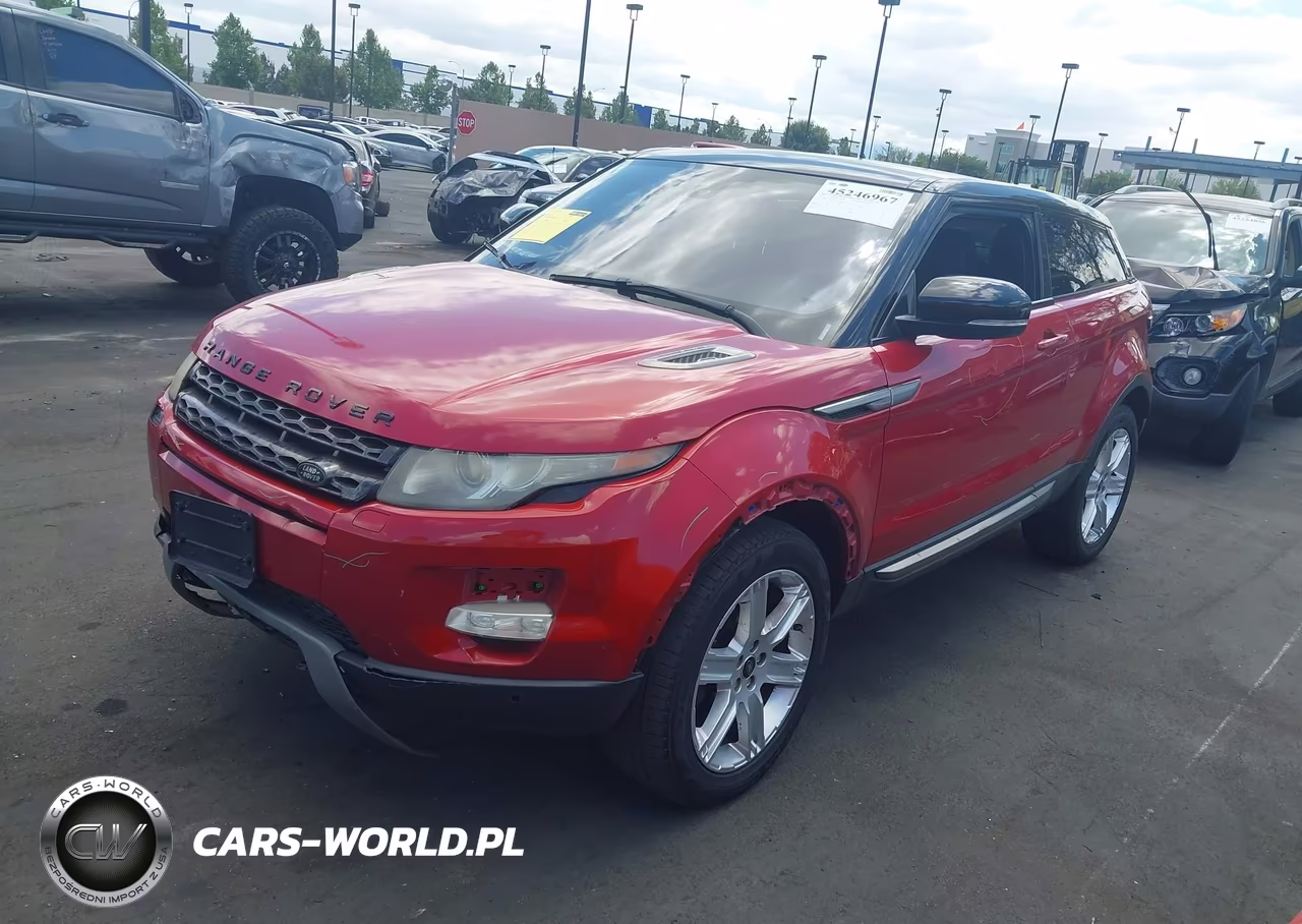 2013 Land Rover Range Rover Evoque Pure Plus VIN:SALVP1BG8DH776457 - 2