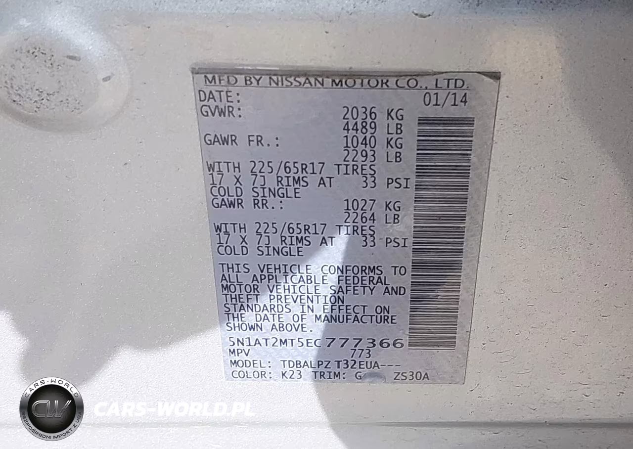 2014 Nissan Rogue S VIN:5N1AT2MT5EC777366 - 9