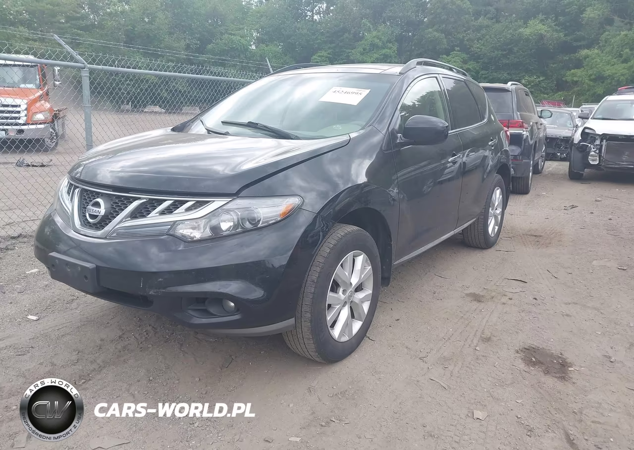 2013 Nissan Murano Sl VIN:JN8AZ1MW5DW321795 - 2