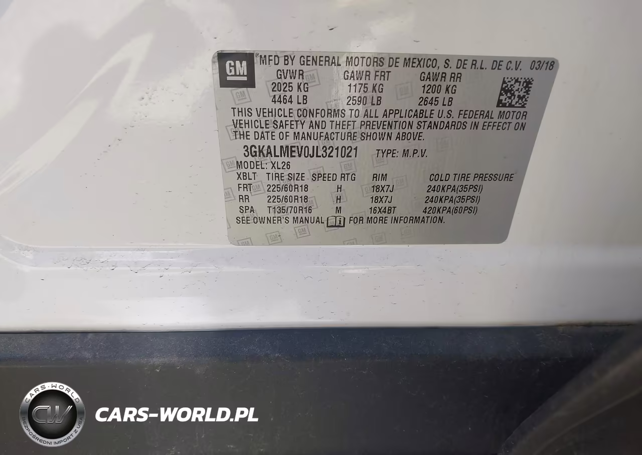 2018 GMC Terrain Sle VIN:3GKALMEV0JL321021 - 9