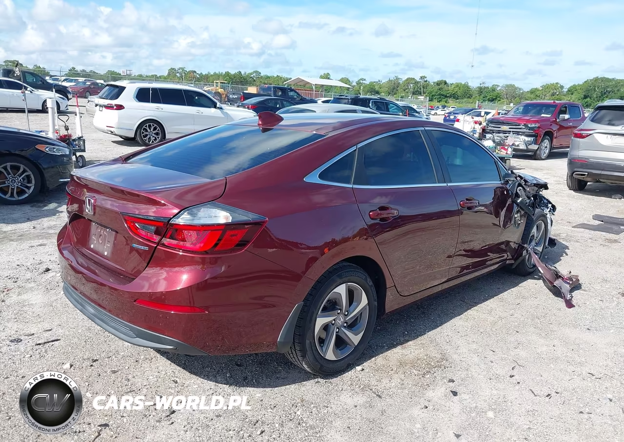 2019 Honda Insight Lx VIN:19XZE4F12KE033091 - 4