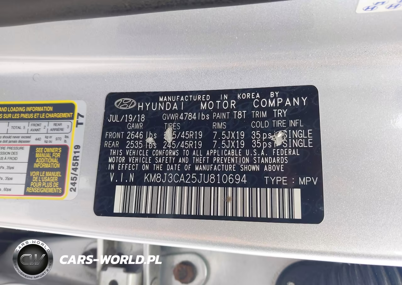2018 Hyundai Tucson Value VIN:KM8J3CA25JU810694 - 9