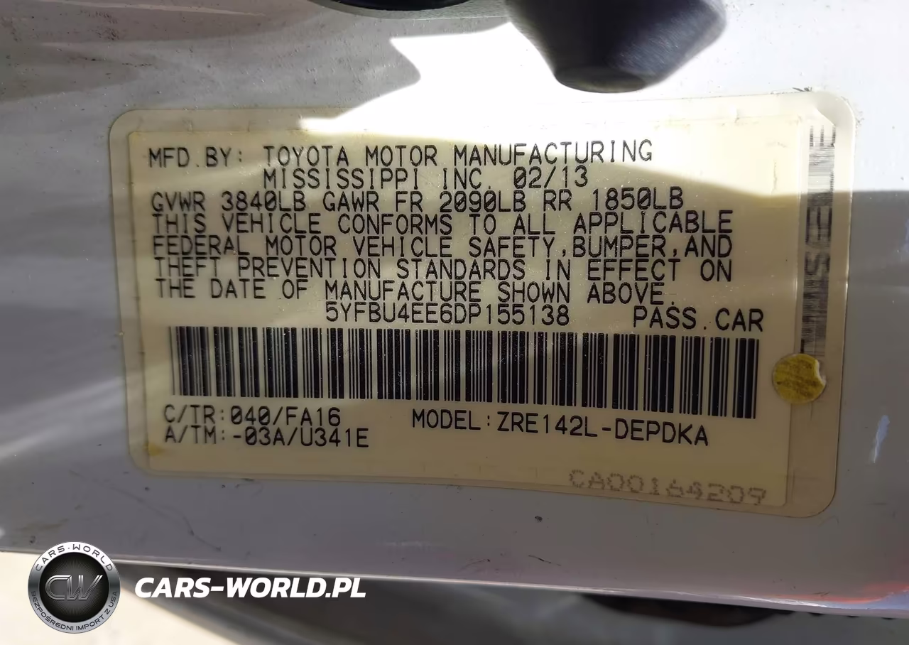 2013 Toyota Corolla L VIN:5YFBU4EE6DP155138 - 9