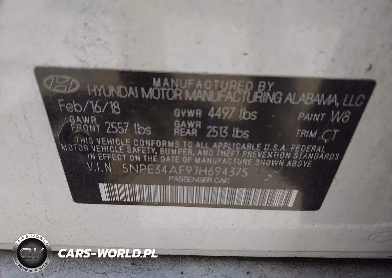 2018 Hyundai Sonata Limited VIN:5NPE34AF9JH694375 - 9