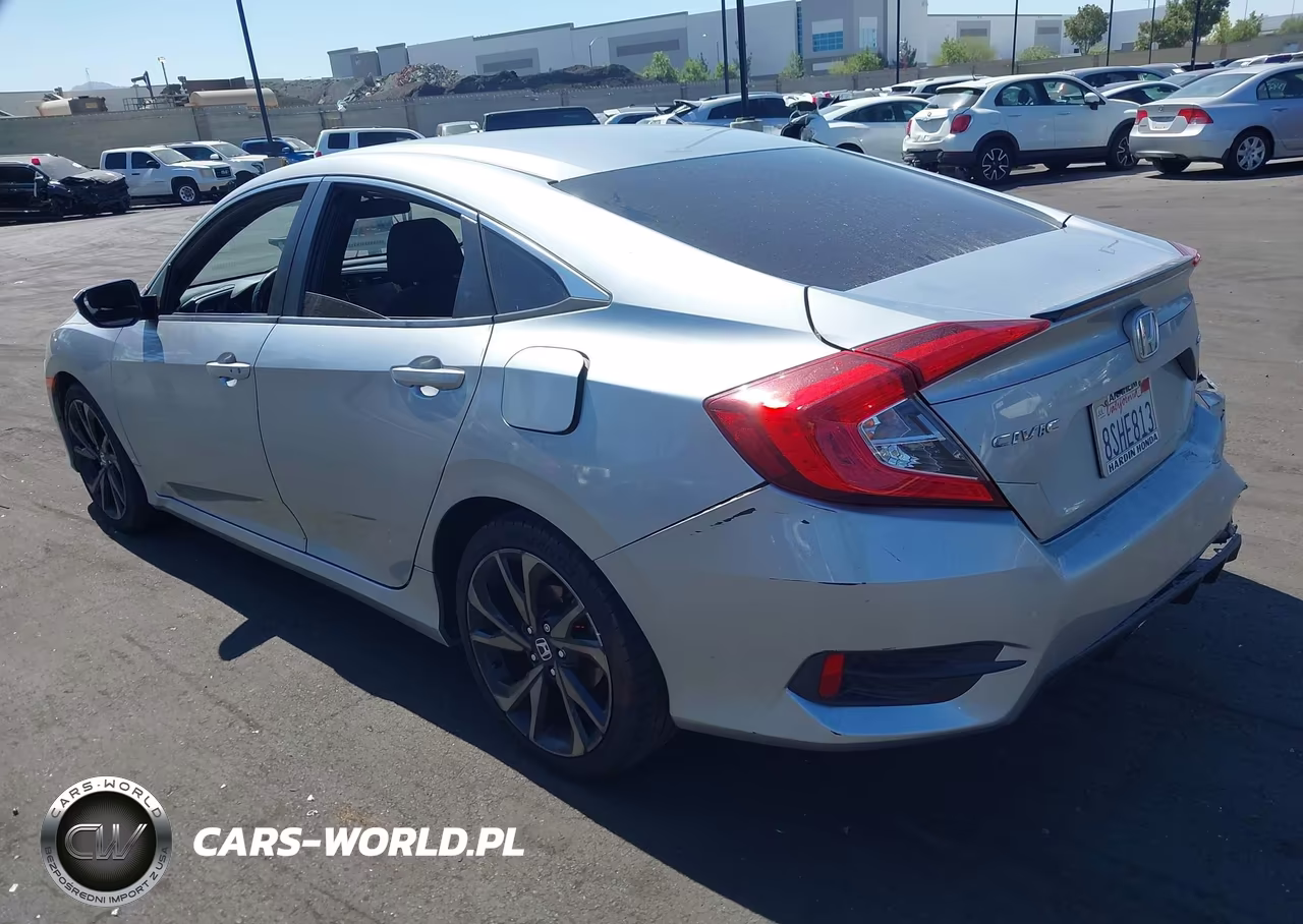 2020 Honda Civic Sport VIN:2HGFC2F85LH536535 - 3