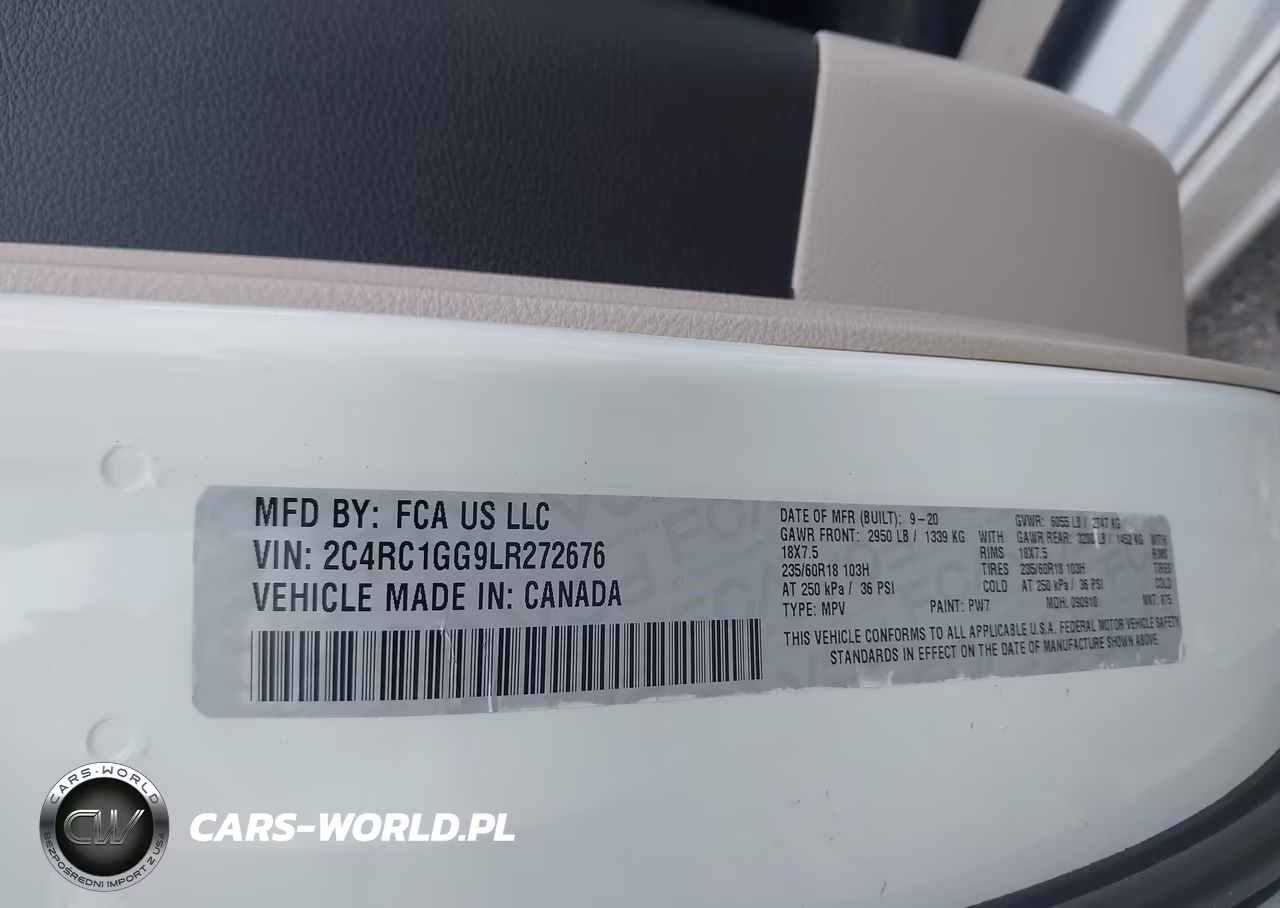 2020 Chrysler Pacifica Limited VIN:2C4RC1GG9LR272676 - 9