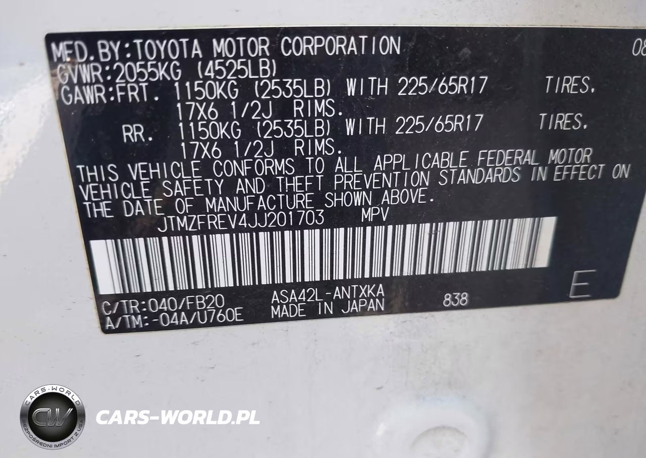 2018 Toyota Rav4 Le VIN:JTMZFREV4JJ201703 - 9