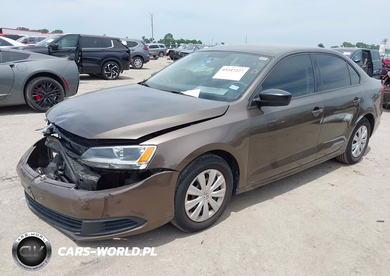 2013 Volkswagen Jetta 2.0L S VIN:3VW1K7AJ8DM363998 - 2