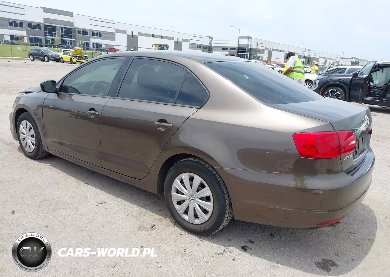 2013 Volkswagen Jetta 2.0L S VIN:3VW1K7AJ8DM363998 - 3
