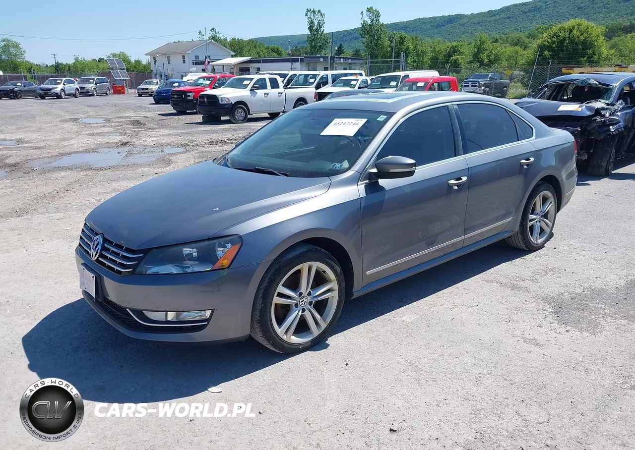 2013 Volkswagen Passat 2.0L Tdi Se VIN:1VWBN7A30DC048983 - 2