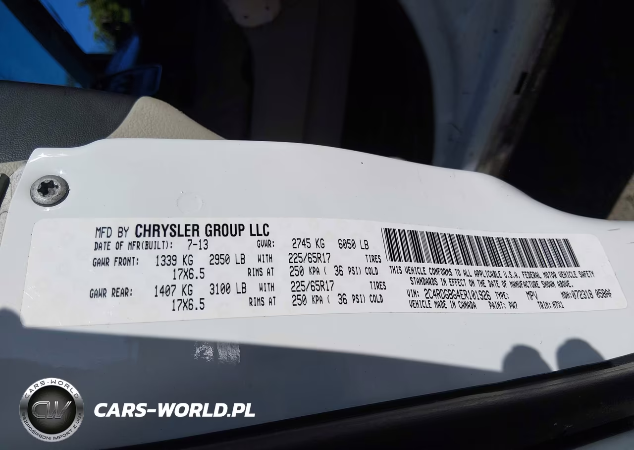 2014 Dodge Grand Caravan American Value Pkg VIN:2C4RDGBG4ER101926 - 9