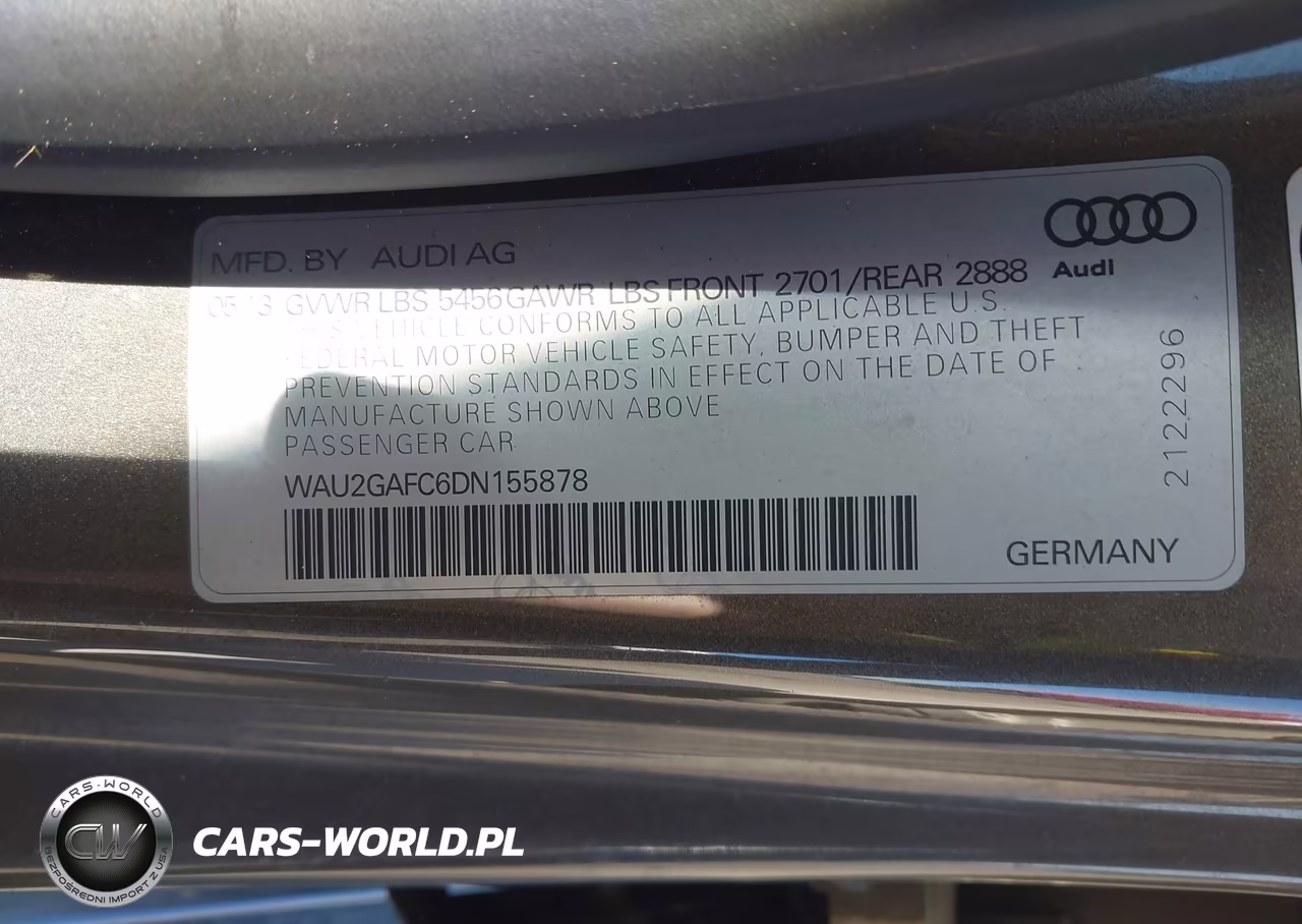 2013 Audi A7 3.0T Premium VIN:WAU2GAFC6DN155878 - 9