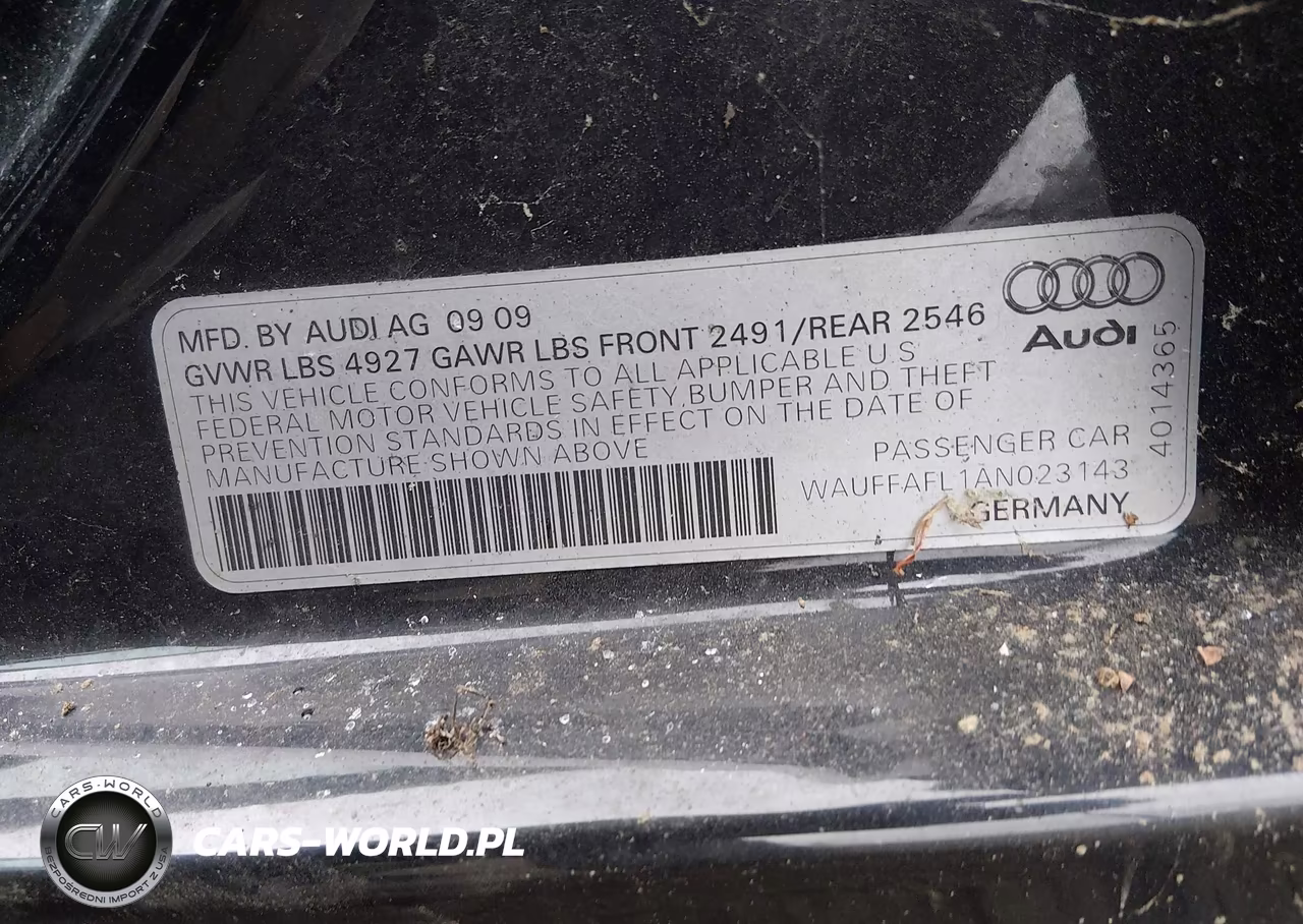 2010 Audi A4 2.0T Premium VIN:WAUFFAFL1AN023143 - 9