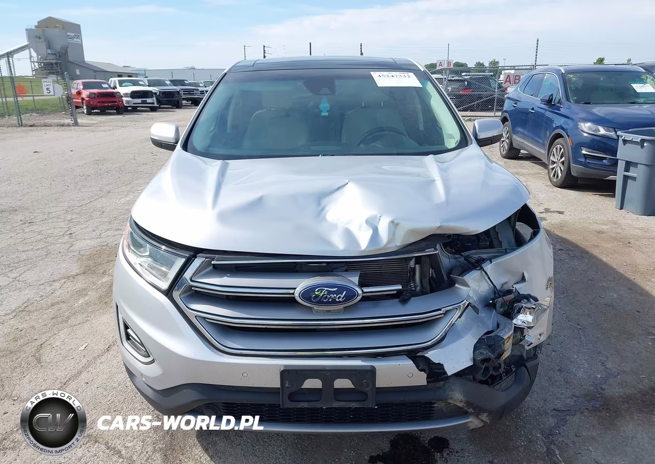 2015 Ford Edge Titanium VIN:2FMPK4K97FBC12117 - 12