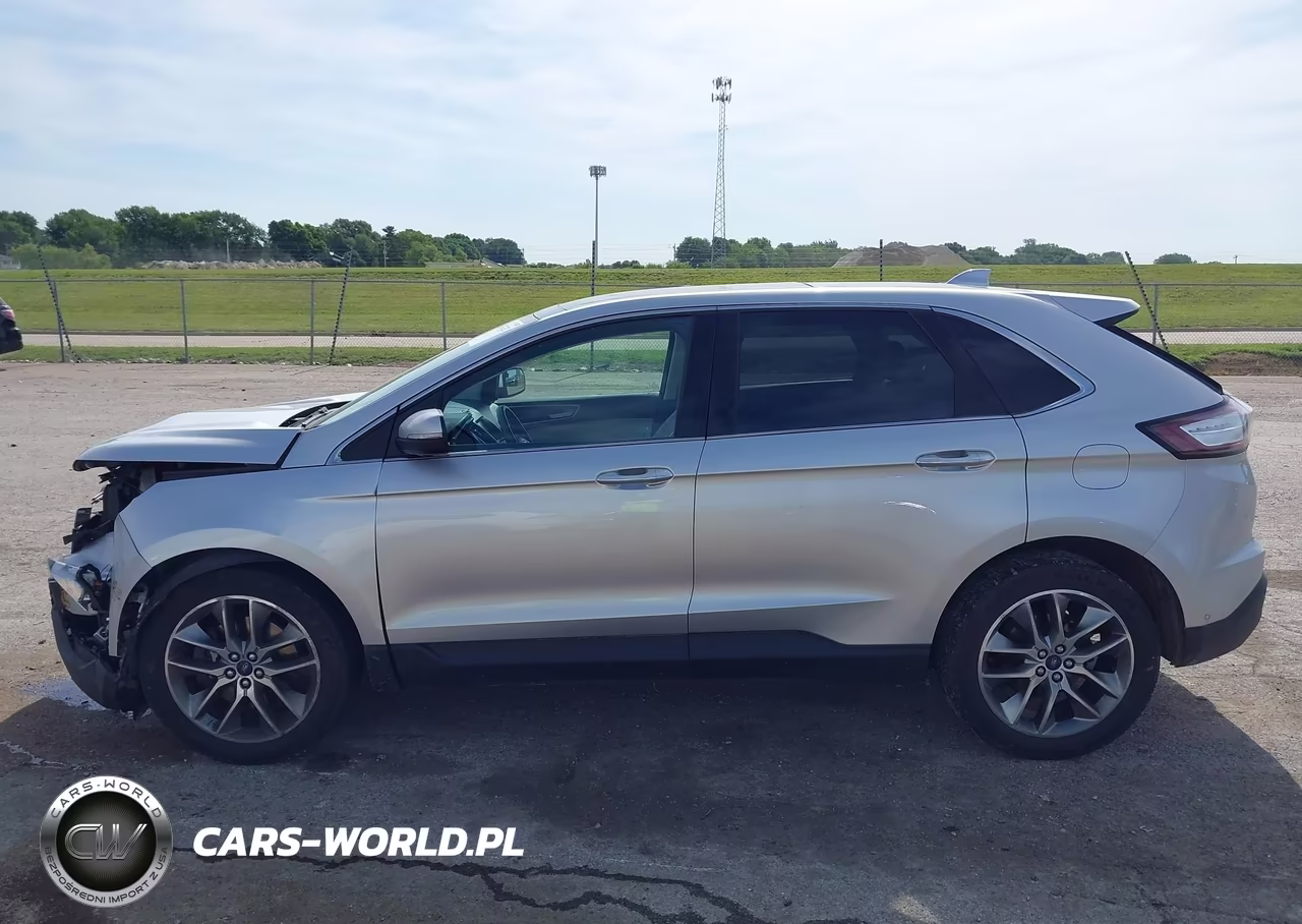 2015 Ford Edge Titanium VIN:2FMPK4K97FBC12117 - 14