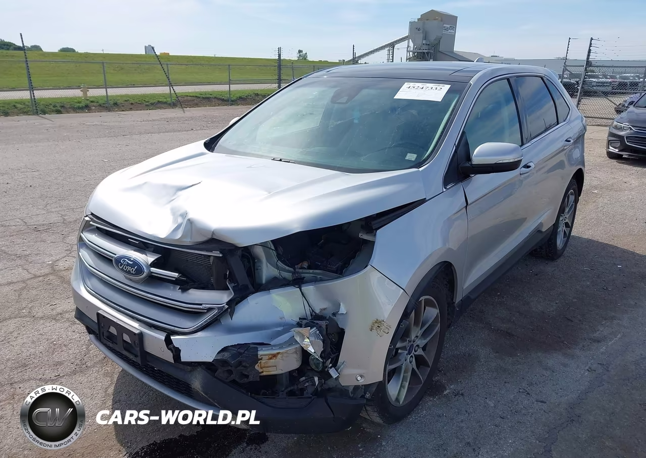 2015 Ford Edge Titanium VIN:2FMPK4K97FBC12117 - 2