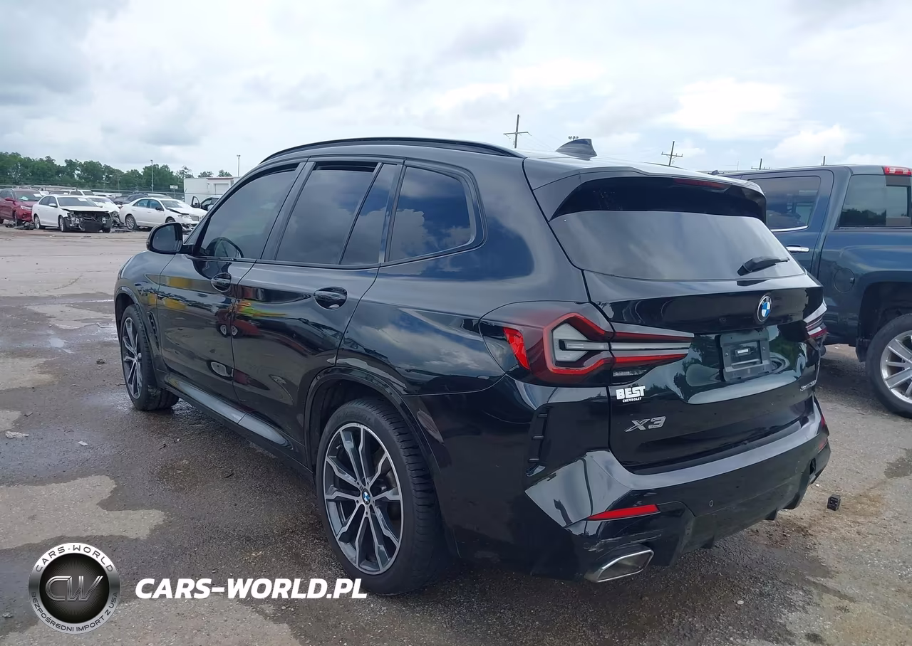 2022 BMW X3 Sdrive30I VIN:5UX43DP07N9M35668 - 3
