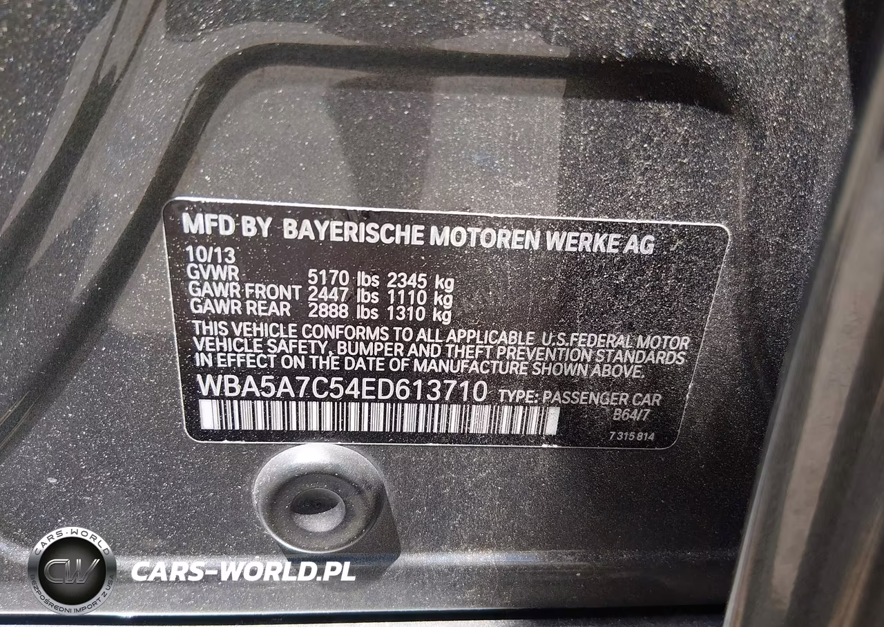 2014 BMW 528I xDrive VIN:WBA5A7C54ED613710 - 9