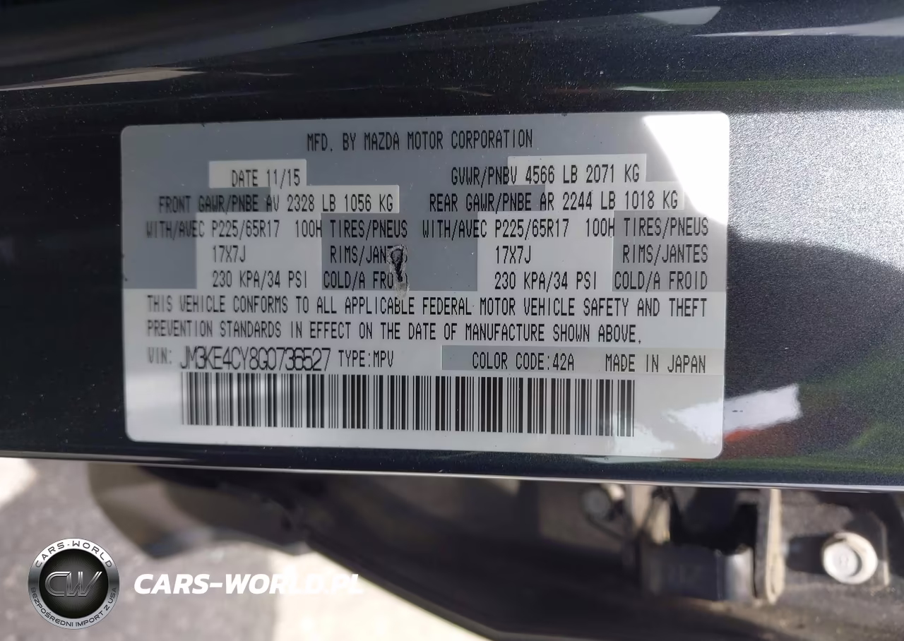 2016 Mazda Cx-5 Touring VIN:JM3KE4CY8G0736527 - 9