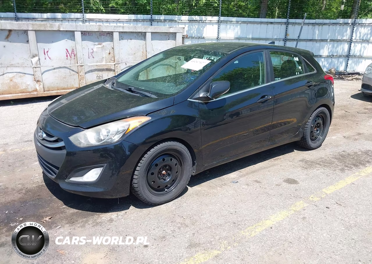 2014 Hyundai Elantra Gt Base W-Blue VIN:KMHD35LHXEU195236 - 2