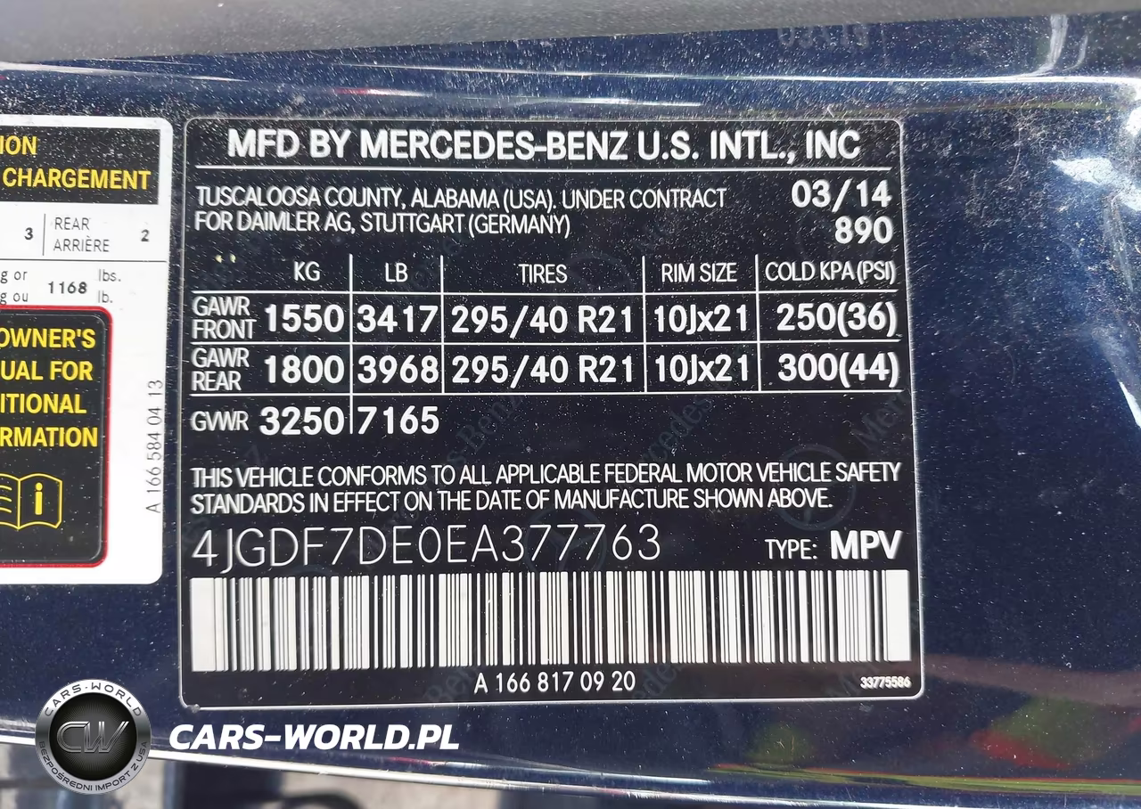 2014 Mercedes-Benz Gl 550 4Matic VIN:4JGDF7DE0EA377763 - 9