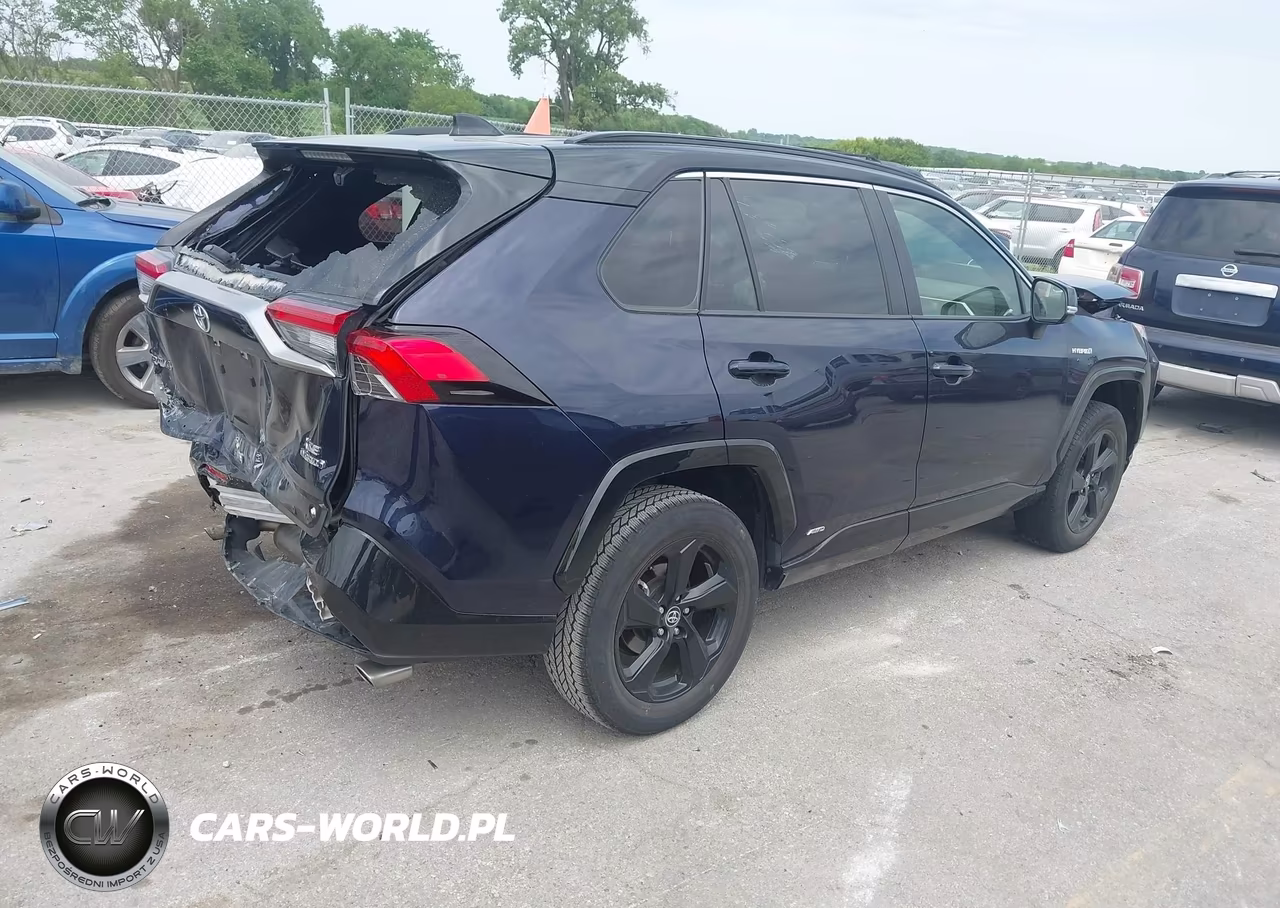 2020 Toyota Rav4 Hybrid Xse VIN:JTMEWRFV4LD544221 - 4