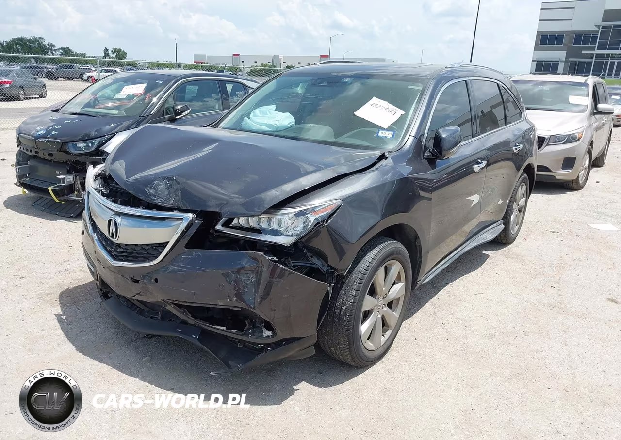 2016 Acura Mdx Advance Entertainment Packages-Advance Package VIN:5FRYD4H98GB015664 - 2