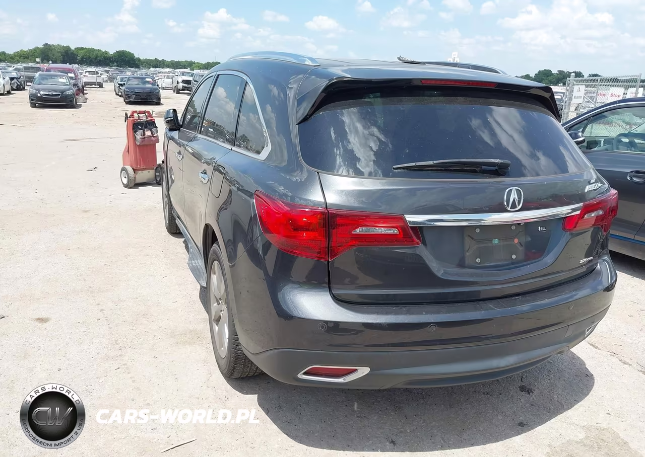 2016 Acura Mdx Advance Entertainment Packages-Advance Package VIN:5FRYD4H98GB015664 - 3