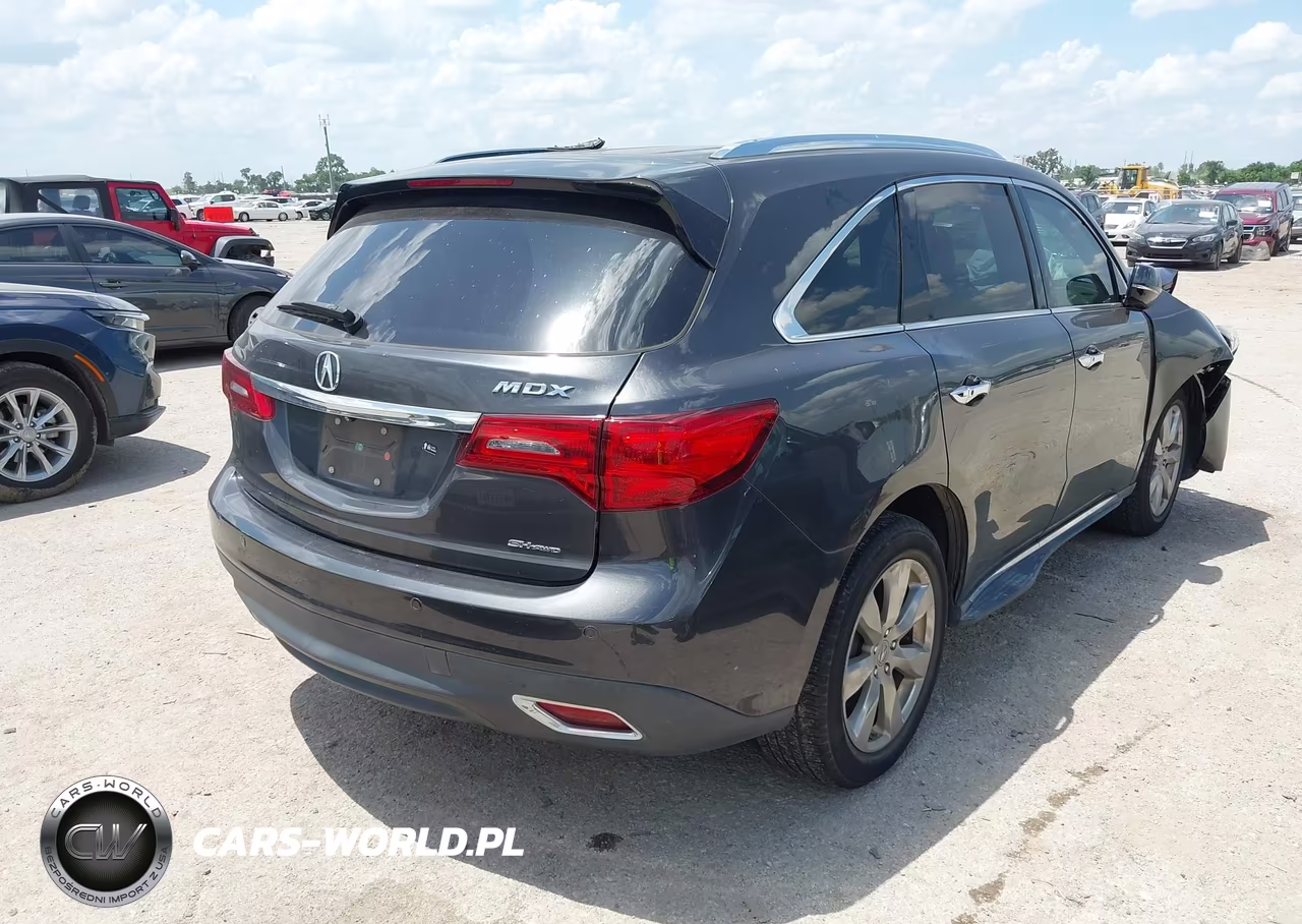 2016 Acura Mdx Advance Entertainment Packages-Advance Package VIN:5FRYD4H98GB015664 - 4