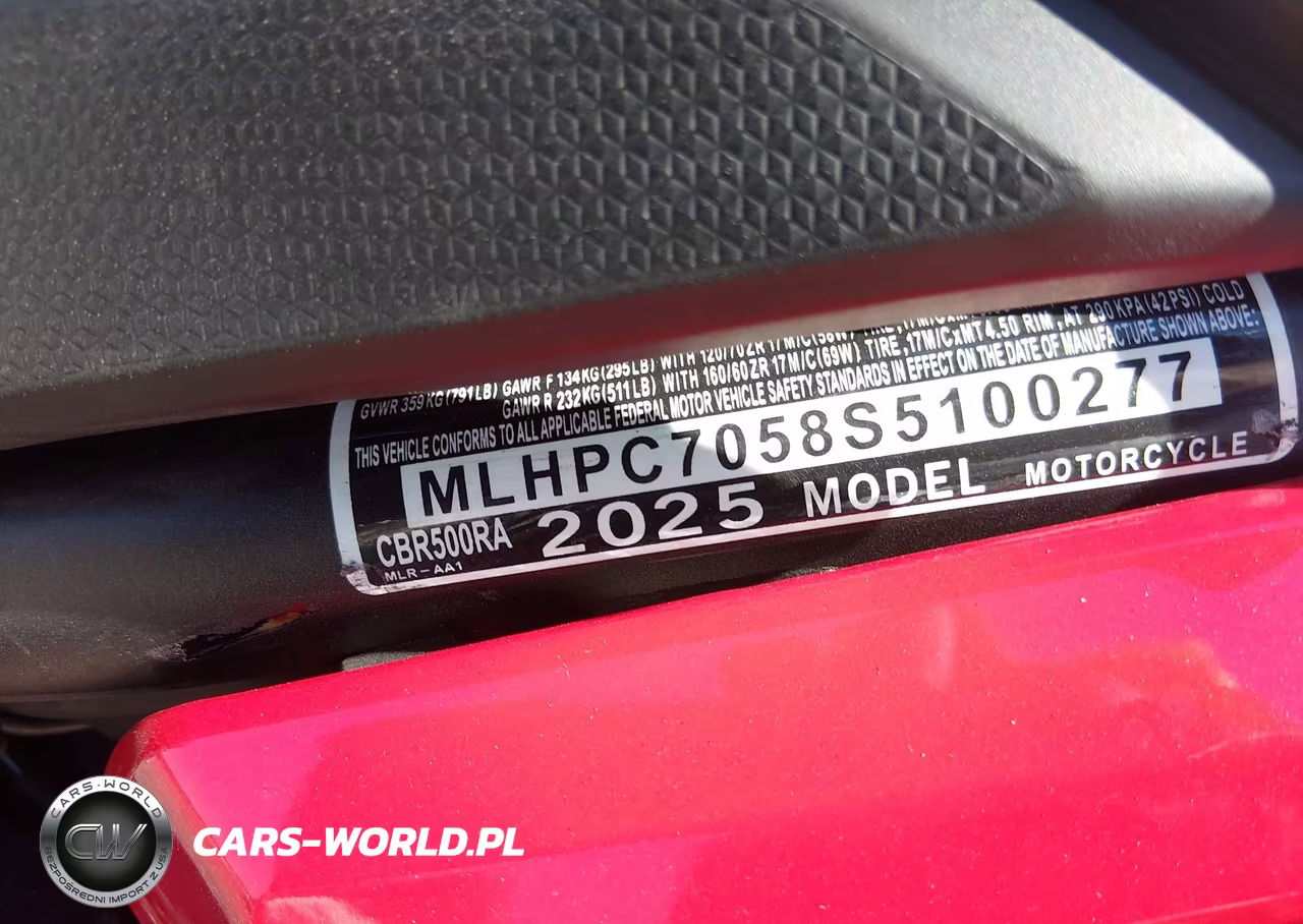 2025 Honda Cbr500 Ra VIN:MLHPC7058S5100277 - 10