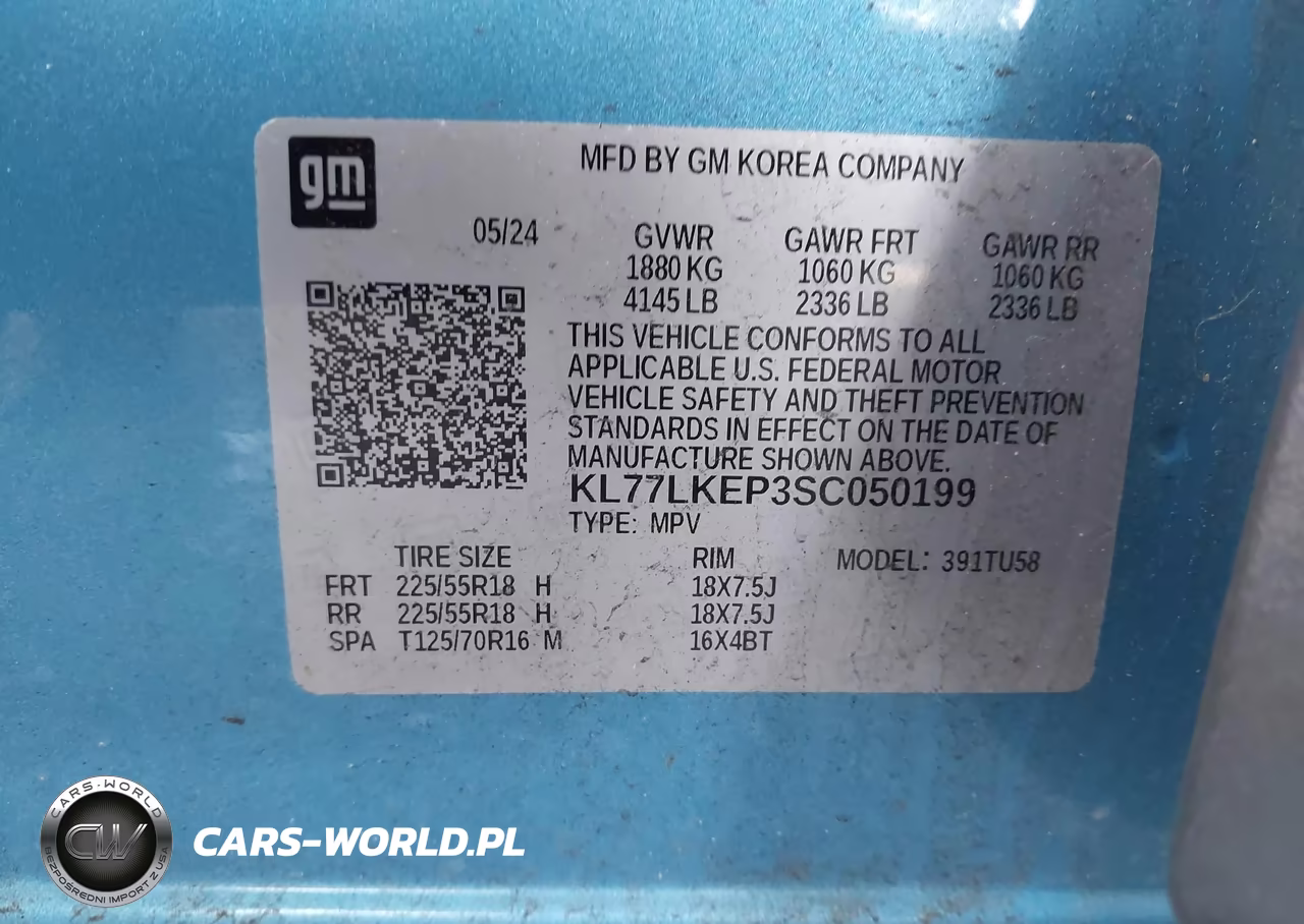 2025 Chevrolet Trax Fwd Activ VIN:KL77LKEP3SC050199 - 9